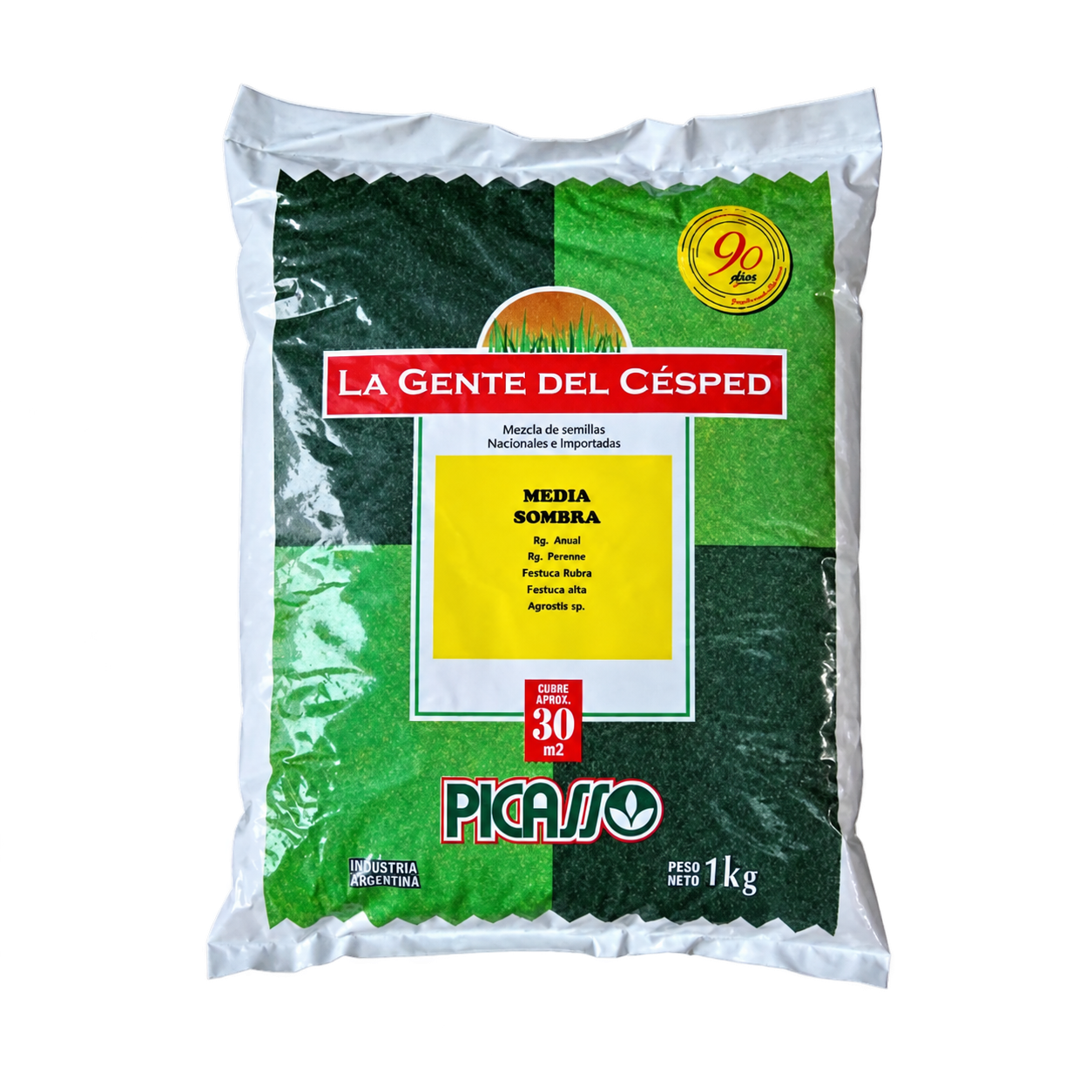 Semillas de césped Picasso Media Sombra 1 kg