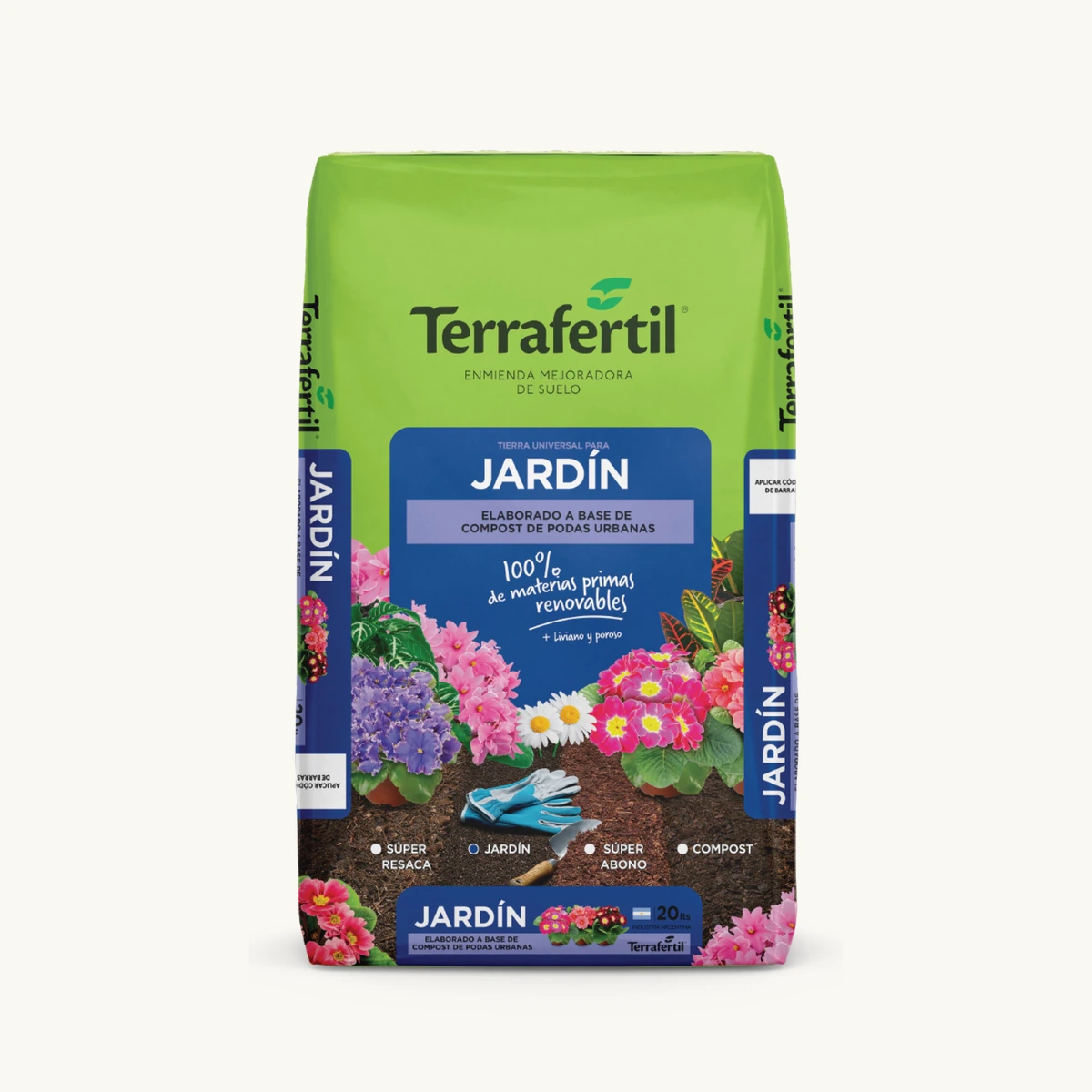 Tierra preparada 10 litros — insumo para cultivo en Vivero Los Cocos