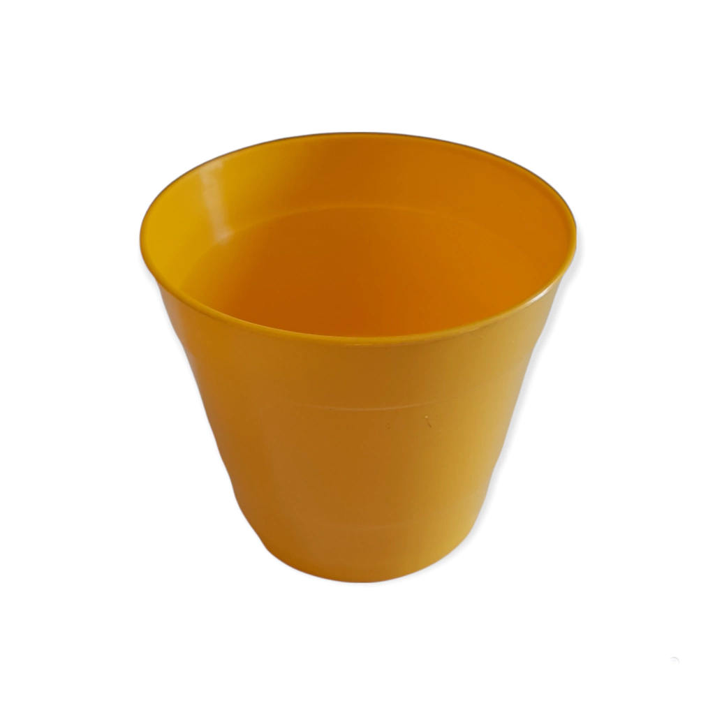 Maceta Plástica Rocío 6 cm. Color: Amarillo en Vivero Los Cocos