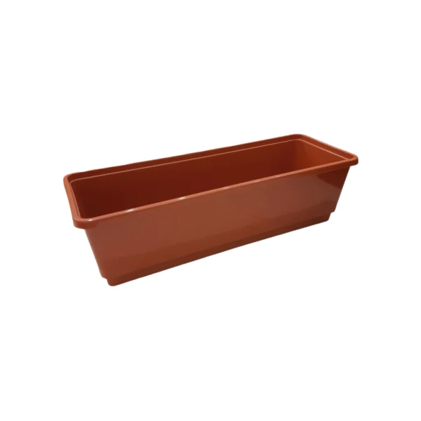 Maceta Plástica Rocío 35 cm. Color: Marrón Terracota