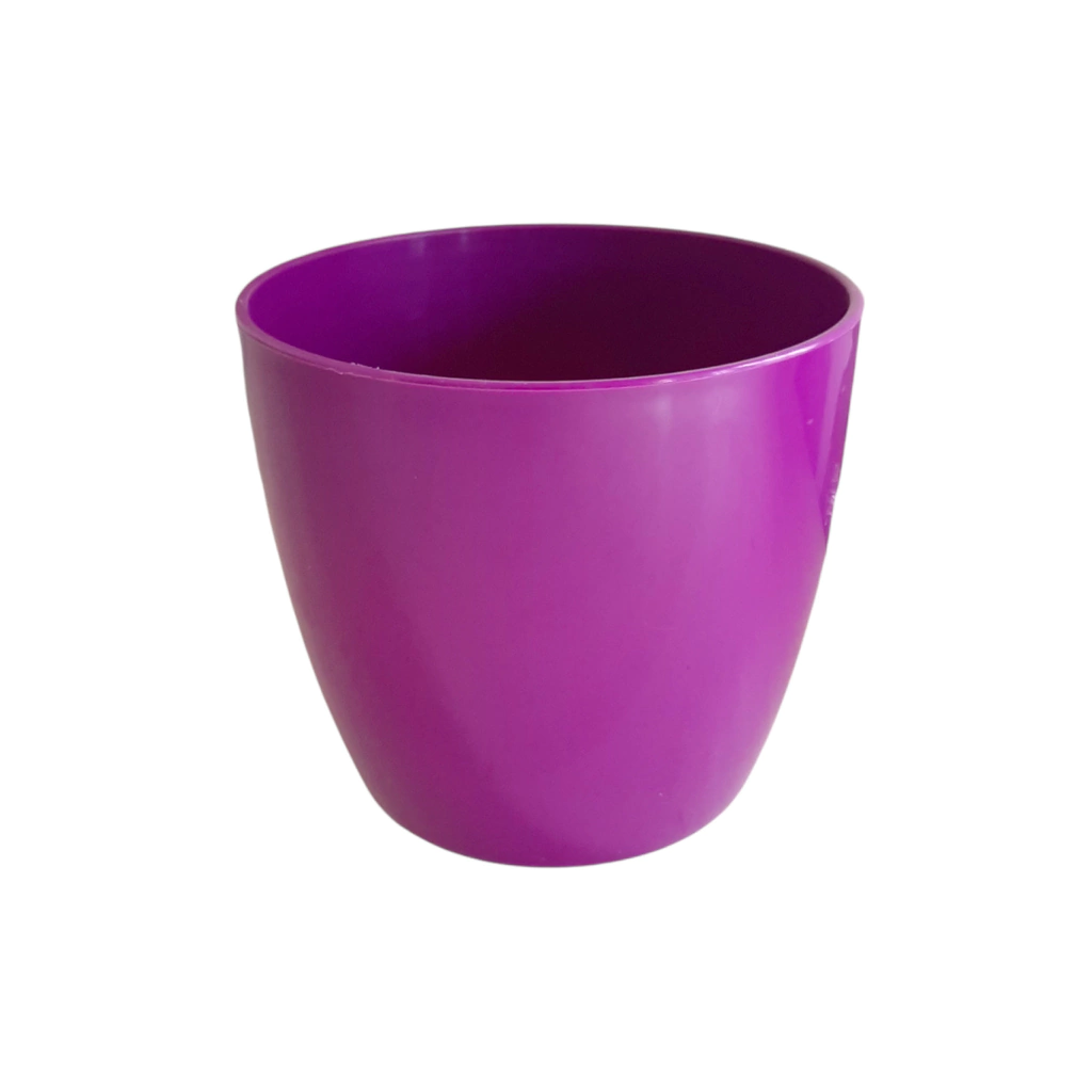 Maceta Plástica Rocío 12 cm. Color: Violeta en Vivero Los Cocos