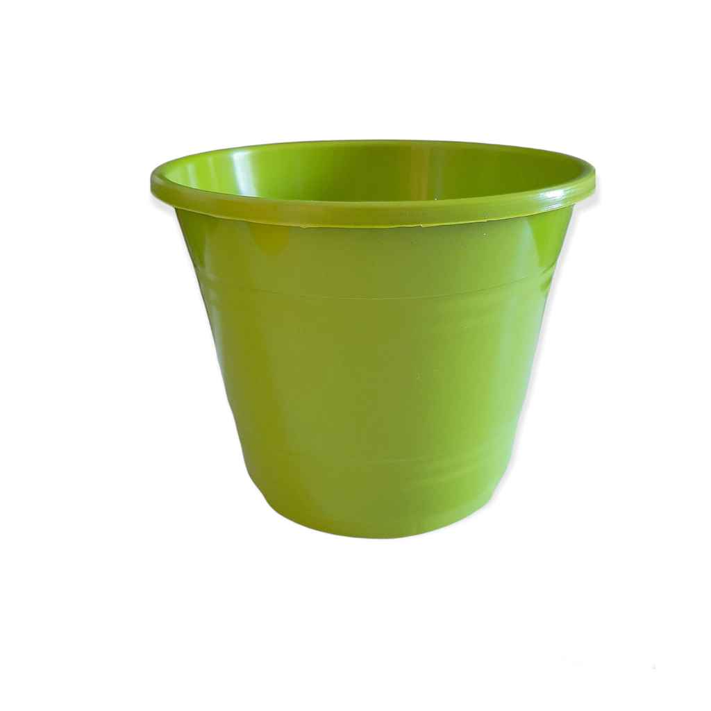 Maceta Plástica Rocío 21 cm. Color: Verde Claro en Vivero Los Cocos