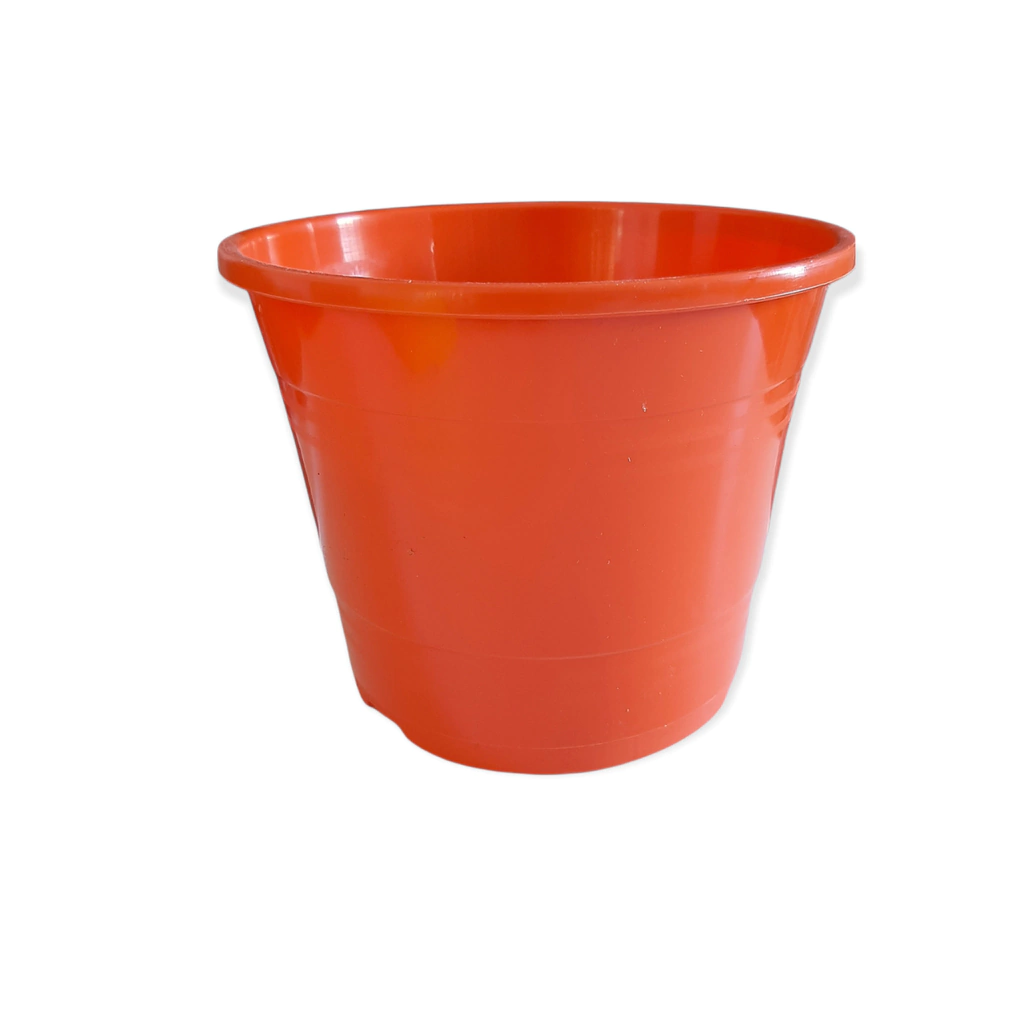 Maceta Plástica Rocío 35 cm. Color: Naranja en Vivero Los Cocos