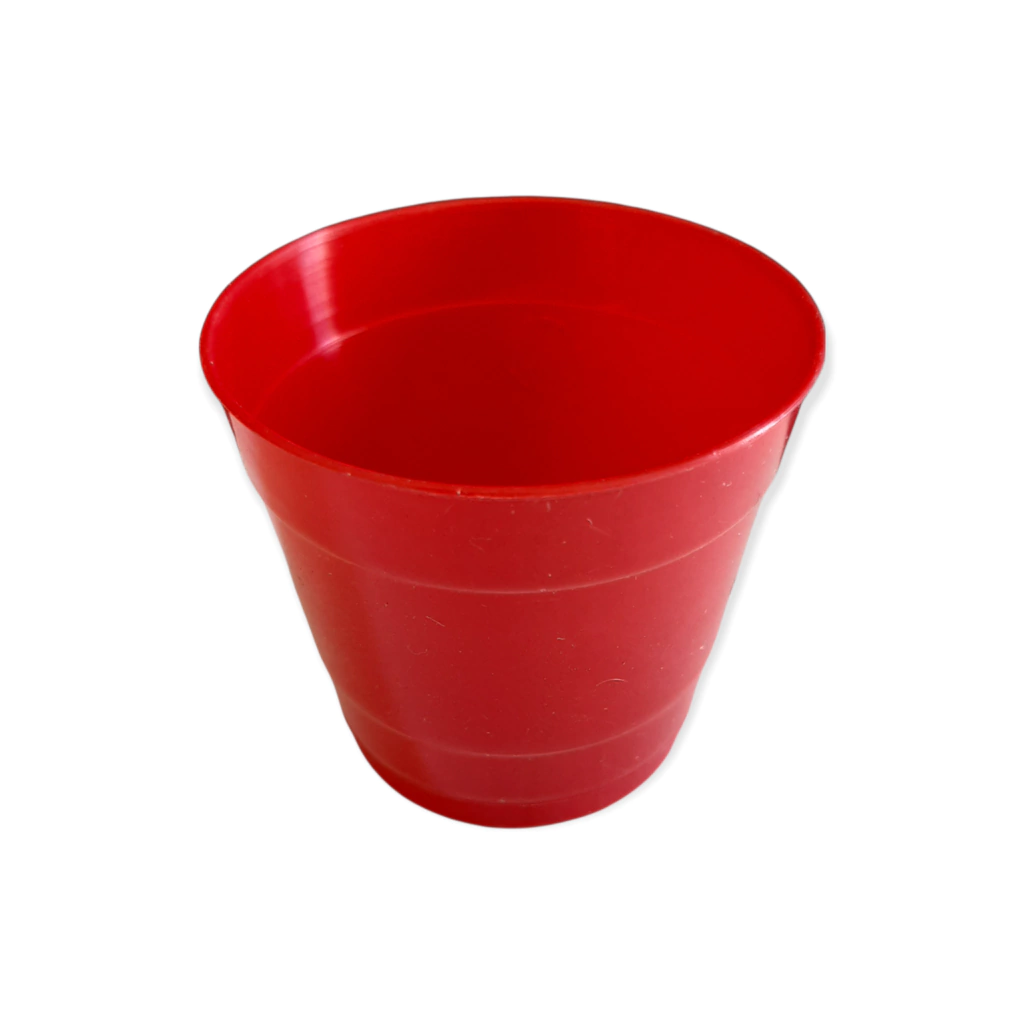 Maceta Plástica Rocío 6 cm. Color: Rojo en Vivero Los Cocos