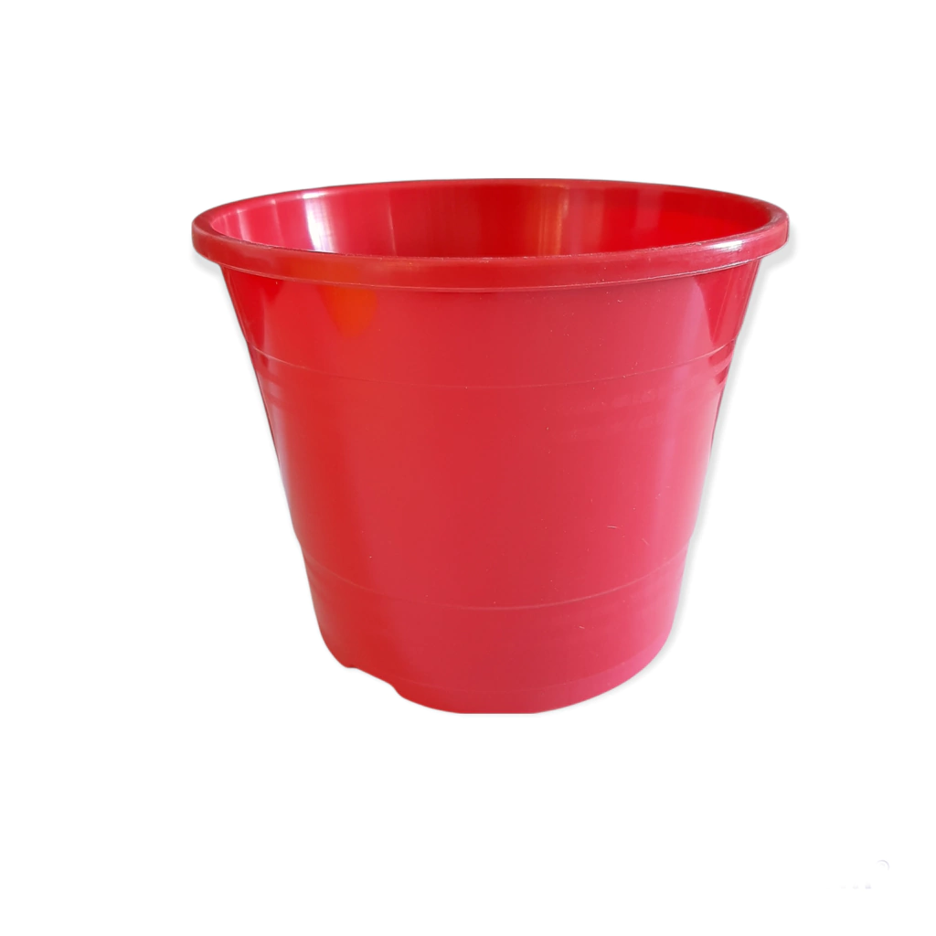 Maceta Plástica Rocío 35 cm. Color: Rojo en Vivero Los Cocos