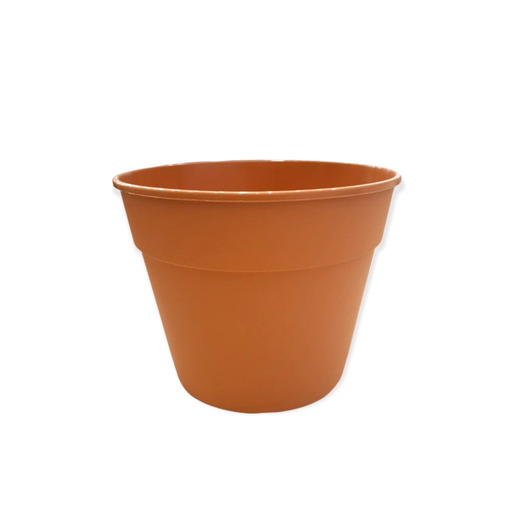 Maceta Plástica Rocío 27 cm. Color: Beige en Vivero Los Cocos