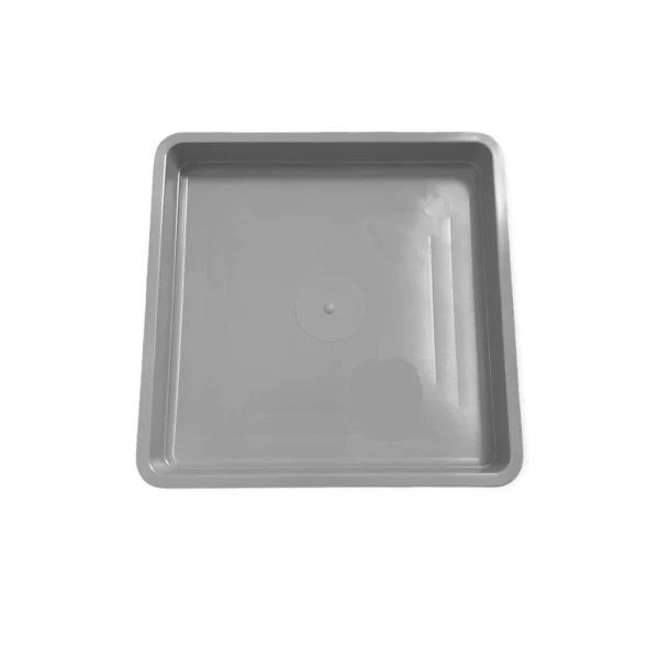 Ta Plastic - Plato Cuadrado Gris Claro