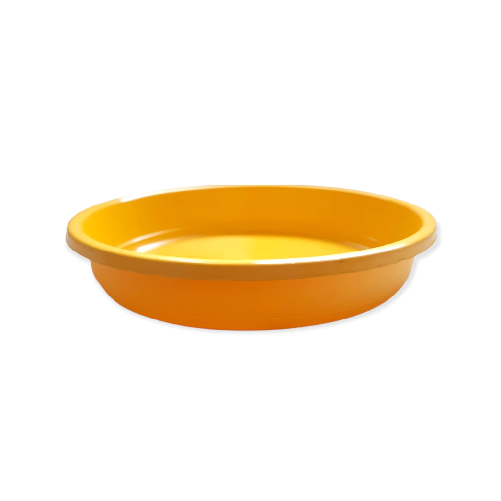 Ta Plastic - Plato Redondo Amarillo en Vivero Los Cocos