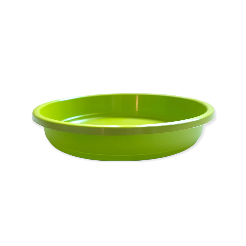 Ta Plastic - Plato Redondo Verde Claro en Vivero Los Cocos