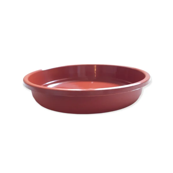 Ta Plastic - Plato Redondo Marron Terracota