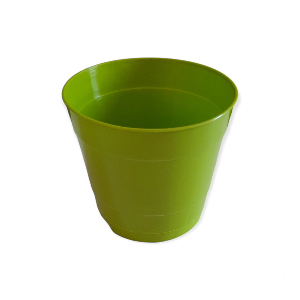 Maceta Plástica Rocío 10 cm. Color: Verde Claro en Vivero Los Cocos