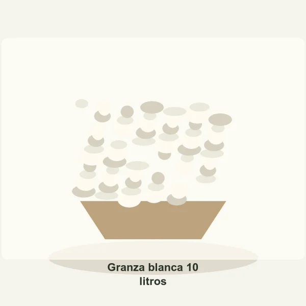 Granza blanca 10 litros
