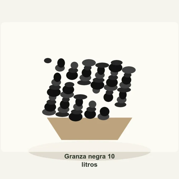 Granza negra 10 litros