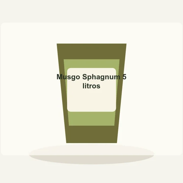 Musgo Sphagnum 5 litros