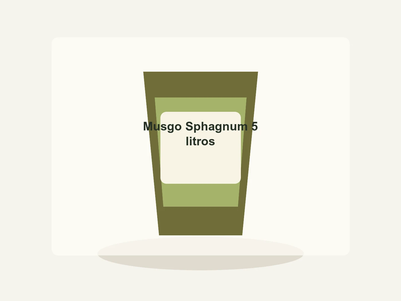 Musgo Sphagnum 5 litros en Vivero Los Cocos