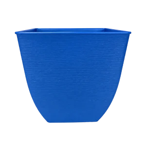 Maceta Matri Owen cuadrada azul